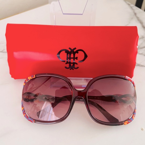 Emilio Pucci EP650S Oversized Cardinal Maroon Luxury Sunglasses with Case - Picture 12 of 12